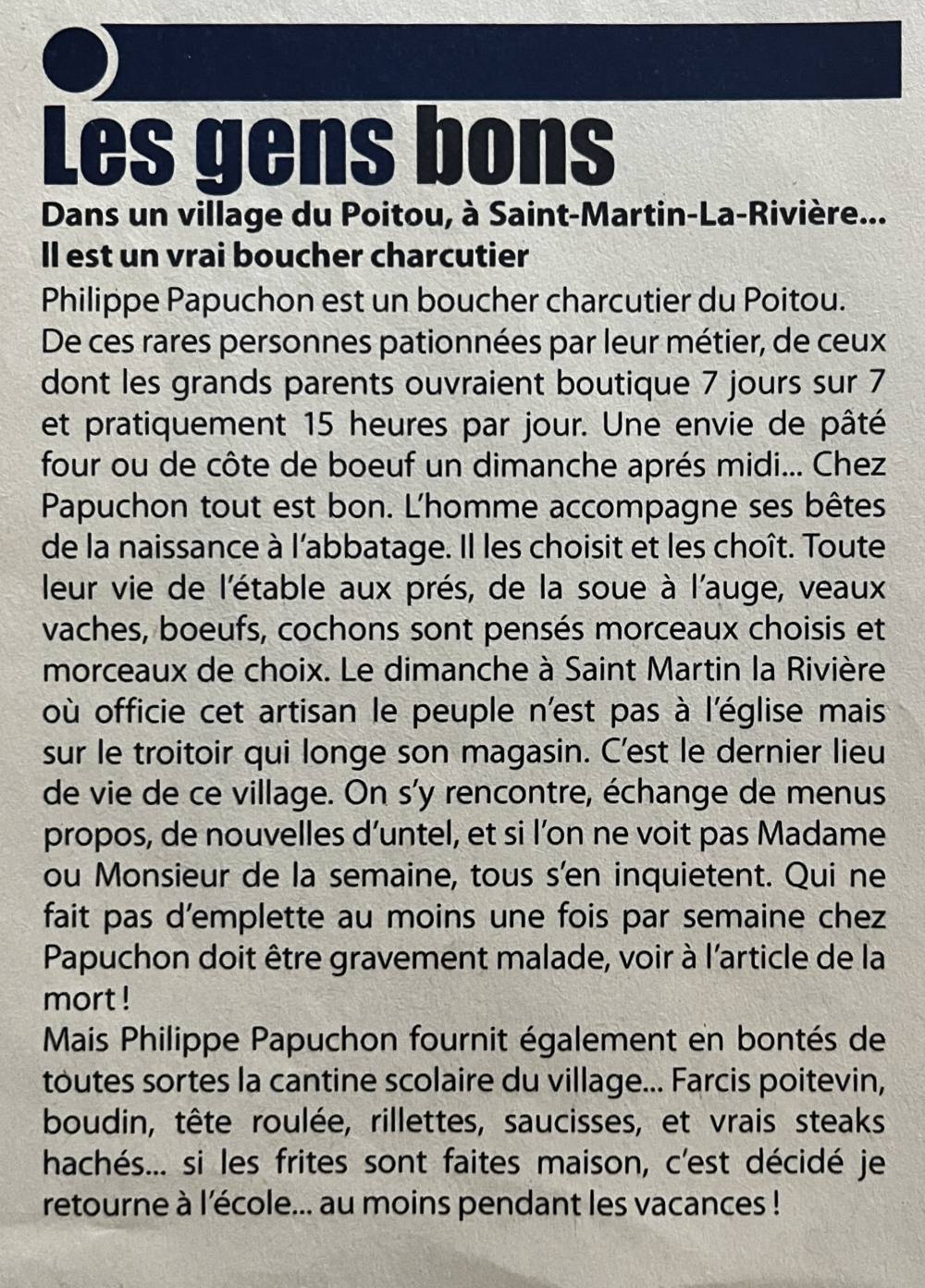 notre histoire
